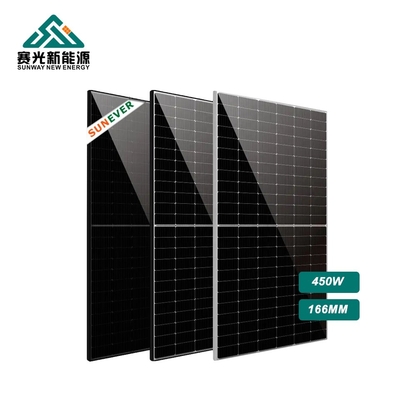 166mm panneaux solaires photovoltaïques 440w 460w 450w Avec un cadre de 35mm