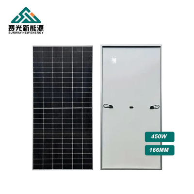 166mm panneaux solaires photovoltaïques 440w 460w 450w Avec un cadre de 35mm