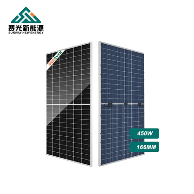 166mm panneaux solaires photovoltaïques 440w 460w 450w Avec un cadre de 35mm