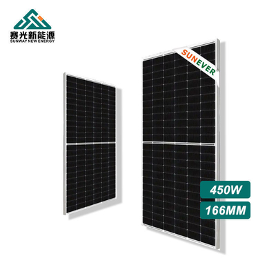 166mm panneaux solaires photovoltaïques 440w 460w 450w Avec un cadre de 35mm