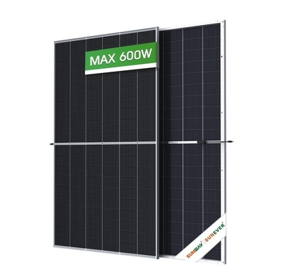 Panneaux solaires photovoltaïques de 620 watts certifiés Inmetro à demi-cellule Perc 210 mm pour les résidences