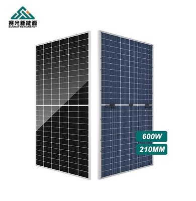Panneaux solaires photovoltaïques de 620 watts certifiés Inmetro à demi-cellule Perc 210 mm pour les résidences