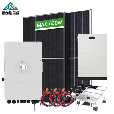 Système hybride d'énergie solaire MPPT de 8 kW certifié CE/RoHS/UN38.3/MSDS