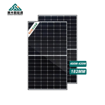 Panneaux solaires photovoltaïques 400w 410w avec imp 12.7-13.2A et faible vitrage en fer