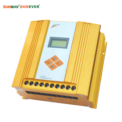 Contrôleur solaire et éolien hybride 12v 24v 100w 200w fonction de charge accrue