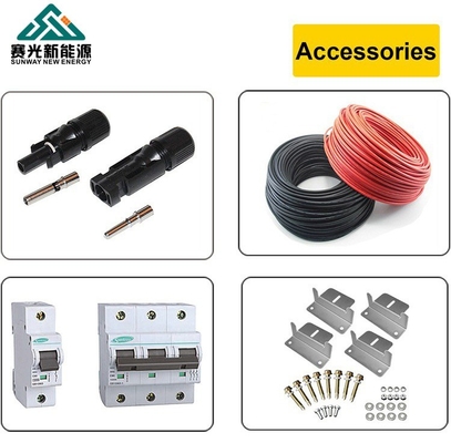 50hz Fréquence de sortie Système d'énergie solaire pour la maison Kit complet pour la maison 5kw 8kw 10kw 12kw