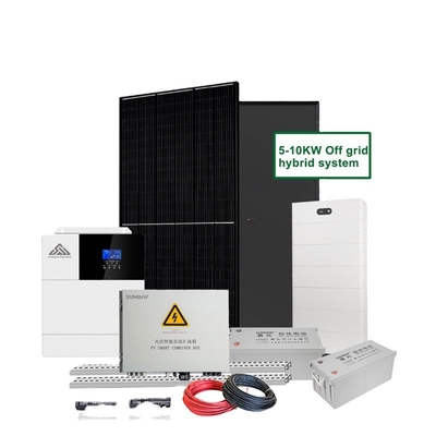Système d'énergie solaire complète avec contrôleur MPPT et stockage d'énergie de style