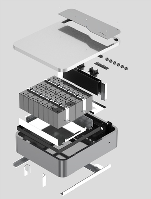 Module de batterie au lithium-ion empilable de 48V 100ah 200ah pour stockage d'énergie domestique assorti à un onduleur