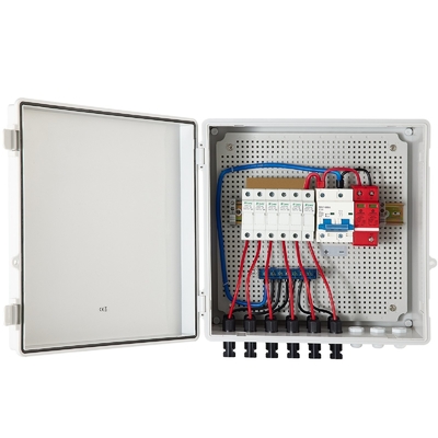 390*390*185 Combinateur photovoltaïque boîte 500VDC avec protection SPD ABS