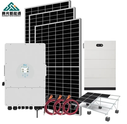 Système solaire de réseau hybride photovoltaïque à domicile Système inverseur hybride solaire