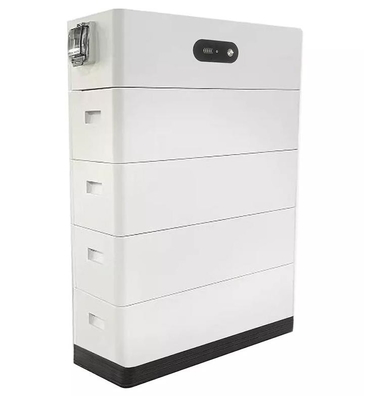 Type de système batterie au lithium-ion empilable de 5kwh pour un mur de puissance de 51,2 v Capacité 10kw