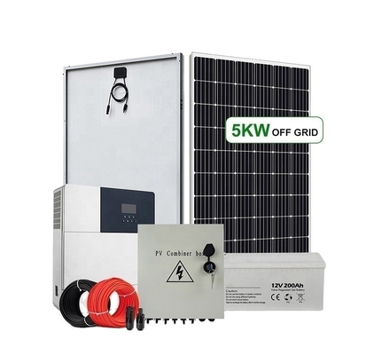 Système solaire résidentiel hors réseau puissant pour le stockage d'énergie