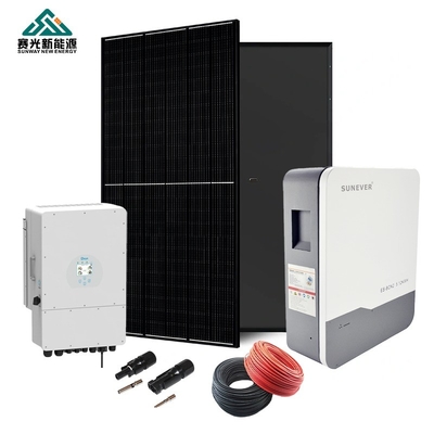 Système hybride d'énergie solaire à batterie LiFePO4 3e phase 5kw 8kw 10kw 48v