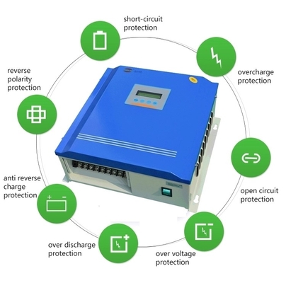 Contrôleur solaire et éolien 48V 96V avec batterie LiFePO4 au lithium