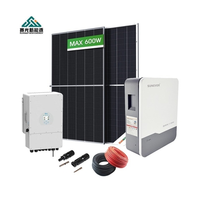 Y Projet de prévente 5kw 10kw 15kw 20kw Système de panneaux solaires avec batterie de stockage