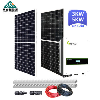 Système d'alimentation électrique sur réseau 40kw 127V Contrôleur de charge solaire sur réseau pour montage au sol