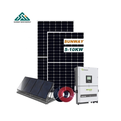 Système solaire commercial photovoltaïque sur réseau 20kw 5KW 10KW Montage au sol