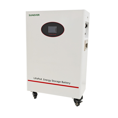 51.2v batterie solaire de stockage mode d'installation empilable panneau solaire