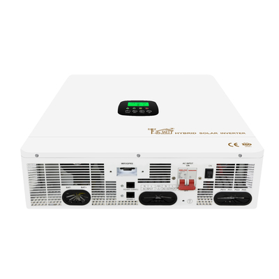 Puissant onduleur solaire avec interface utilisateur LCD à refroidissement d'air intelligent et onduleur d'onde purésine