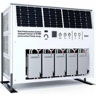 Protection contre les surcharges du système de production d'énergie solaire et portée de puissance de sortie de 10 à 20 KWh pour une énergie écologique