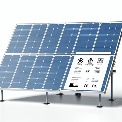 Système d'énergie solaire STD à toit incliné avec certification TUV et poids du panneau de 18 kg