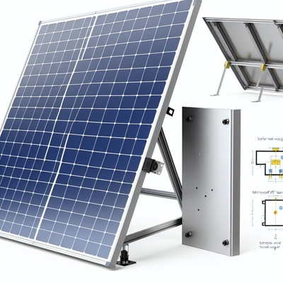 18 kg de poids du panneau Système d'énergie solaire avec système de montage STD de toit incliné et support technique complet