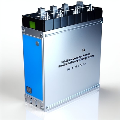 Connexion au réseau hybride Batterie de stockage d'énergie renouvelable pour la mise en œuvre d'une source d'énergie solaire