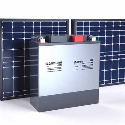 10.24 kWh-30 kWh batterie solaire de stockage d'énergie pour panneau solaire source d'alimentation et portée de puissance de sortie de 10-20 kWh