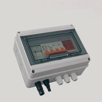 Boîte de combinateur photovoltaïque à deux cordes