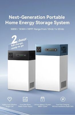 Générateur solaire de 500W à 1000WH - Solution de stockage d'énergie ESS portable tout-en-un