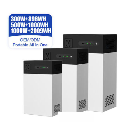 Système d'énergie solaire d'urgence à domicile 500W 1004.8Wh Unité portable avec charge rapide MPPT et protection électronique sensible