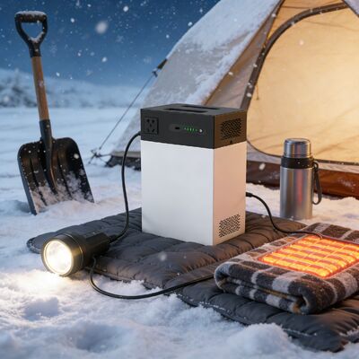 Système d'énergie solaire résistant aux hautes températures 500W 1004.8Wh – ESS portable avec tension globale et batterie non inflammable