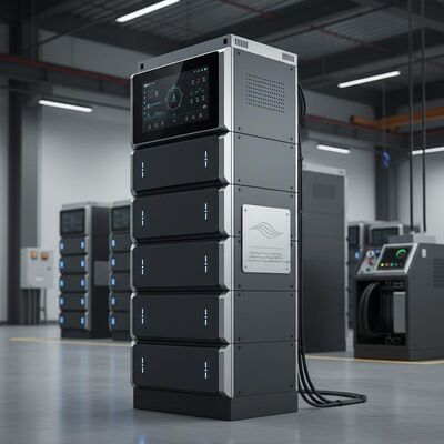 Portée de puissance de sortie Système de stockage d'énergie de 10 à 20 KWh d'une capacité énergétique nominale de 5100 Wh Conçu pour la gestion de l'énergie et le soutien du réseau
