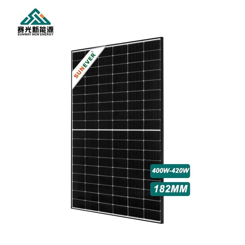 420 watts 182*91mm Panneaux solaires efficaces avec 3 diodes de contournement 30/35mm