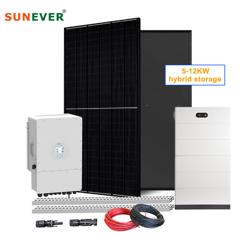 Système PV hybride 48Vdc/51.2Vdc Pour la maison 5kw 8kw 10kw 12kw CE