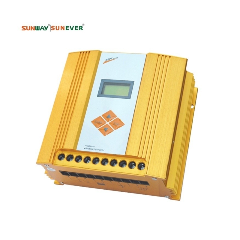 100-600W 12V Contrôleur solaire et éolien haut solaire PWM LCD CE certifié IEC