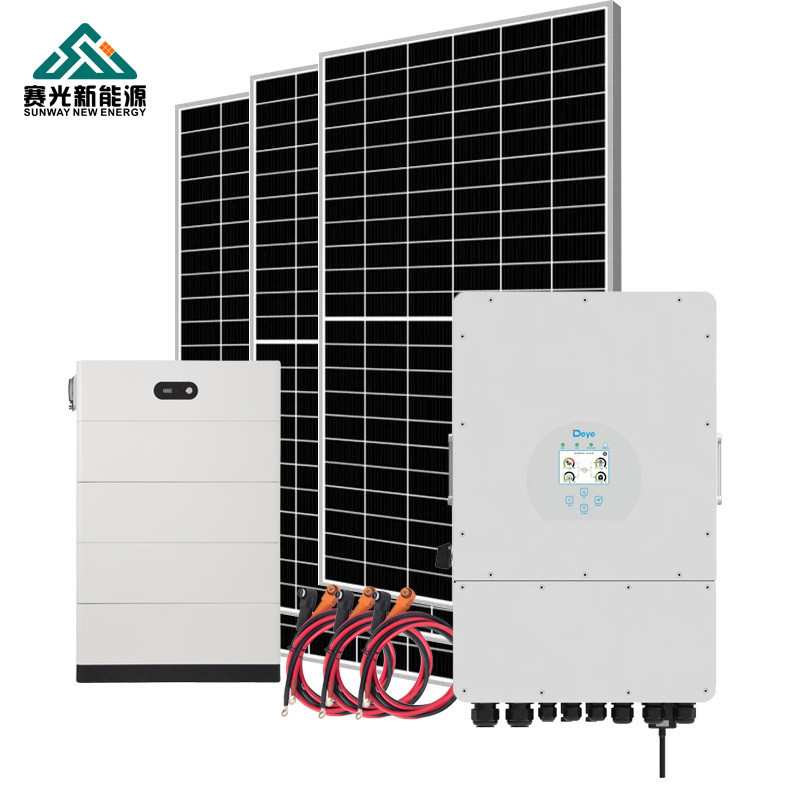 Système complet de stockage d'énergie solaire à domicile de 5kw 8kw 10kw 12kw utilisant une batterie LiFePO4