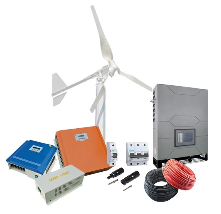 Système d'énergie éolienne solaire de 10 kW à 3 phases