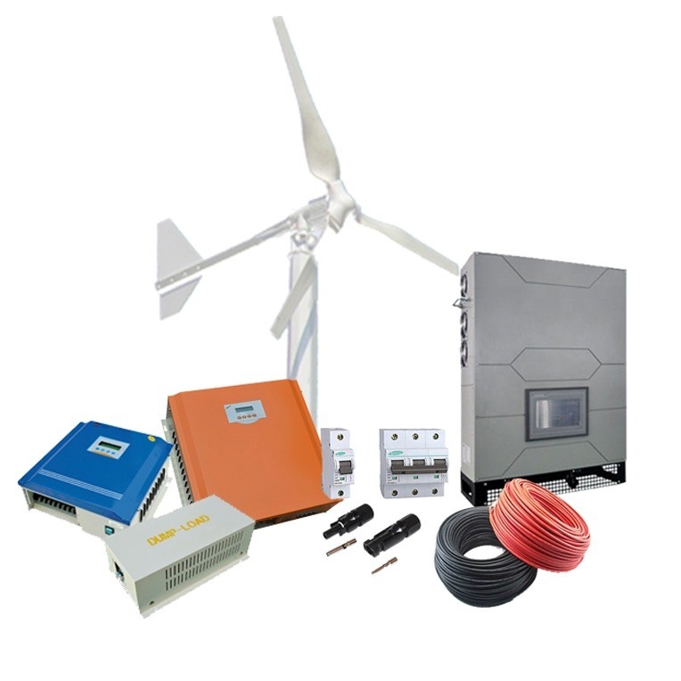 Générateur d'énergie éolienne de 3 phases de 10 kW pour système d'énergie solaire hybride éolienne hors réseau