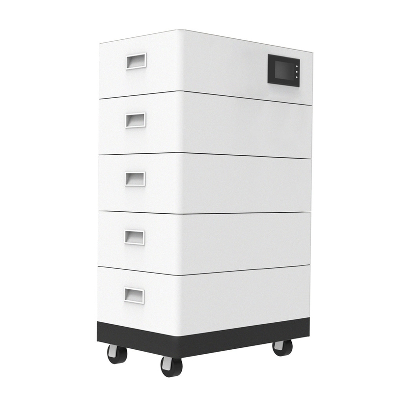 Module de batterie au lithium-ion empilable de 48V 100ah 200ah pour stockage d'énergie domestique assorti à un onduleur