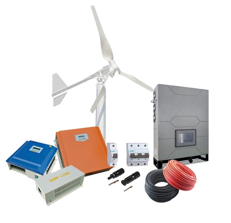 Générateur d'énergie éolienne domestique de 48 v 5 kW 10 kW Système de production d'énergie éolienne verticale pour l'énergie domestique