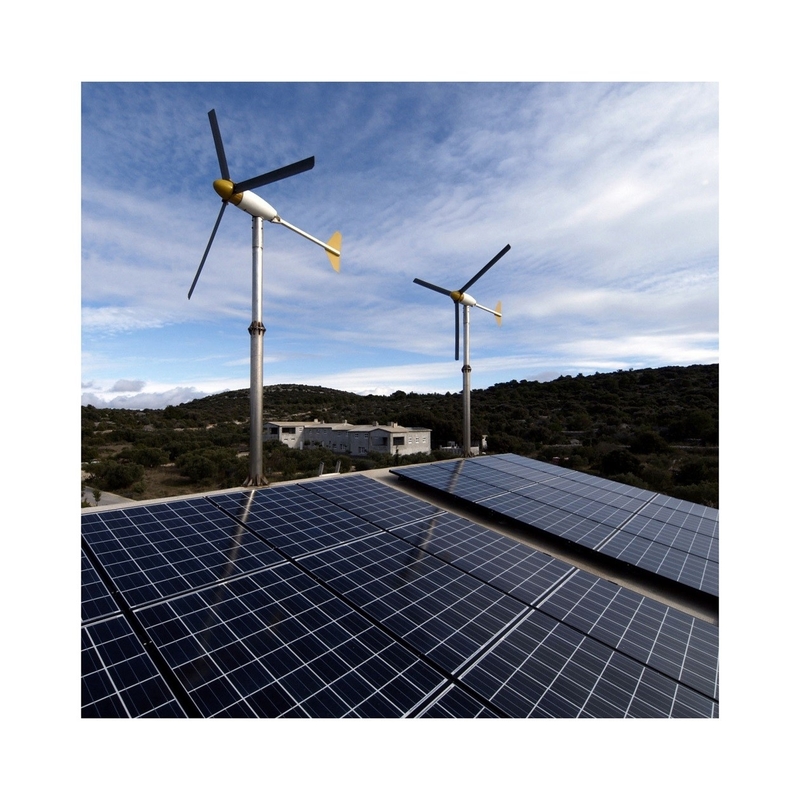 Système de production d'énergie éolienne 3kw 5kw 10kw hors réseau avec fréquence de sortie 50HZ
