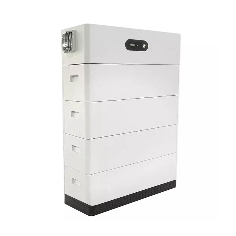 10-20 kWh Batterie solaire au lithium-ion LiFePO4 empilable avec port de communication CAN