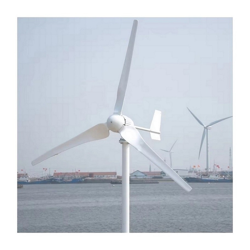 Système de générateur d'électricité pour moulins hybrides éoliens solaires à 3 phases AC à aimant permanent