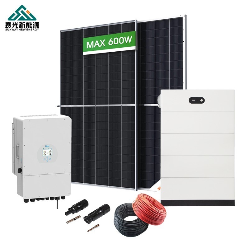 Système d'énergie solaire pour la maison en mode hybride