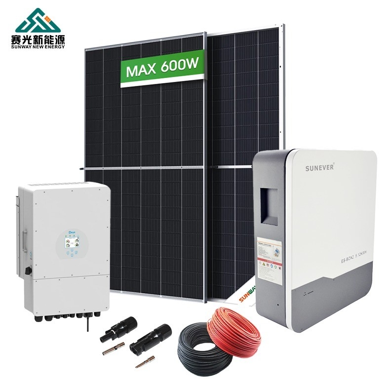Système de stockage d'énergie solaire de 5 kW 6 kW 8 kW 10 kW