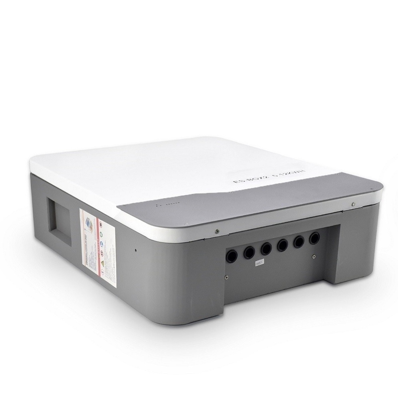 Batterie murale à tension nominale de 51,2 V pour le stockage de l'énergie solaire 5 kW 10 kW 100 Ah 200 Ah