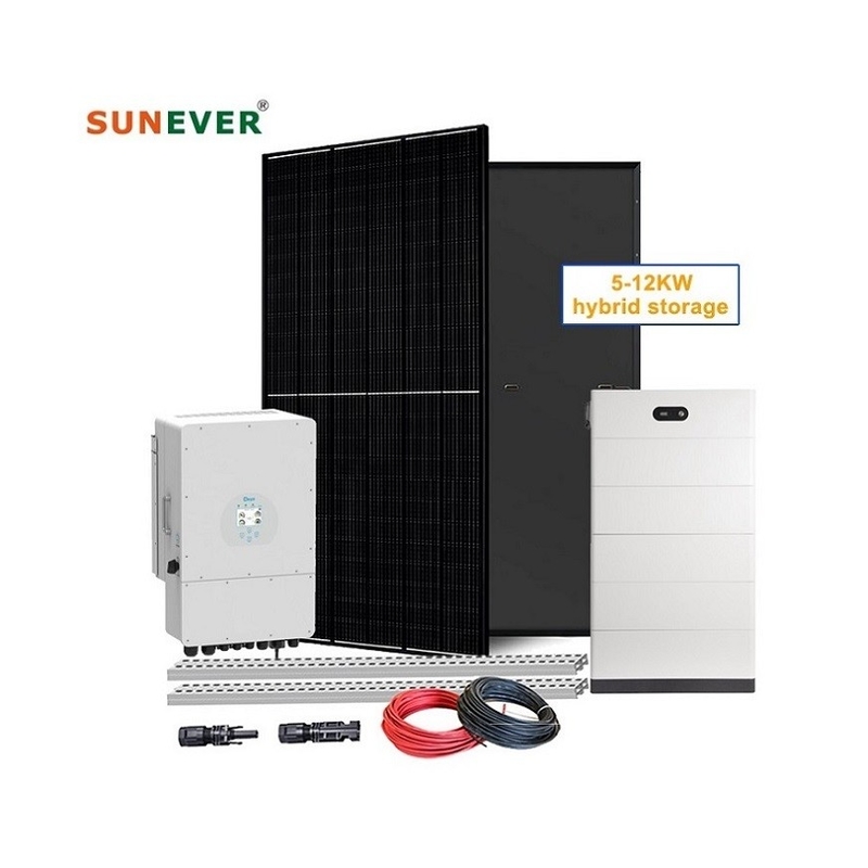 Système hybride de stockage d'énergie solaire de type contrôleur MPPT avec service d'installation gratuit