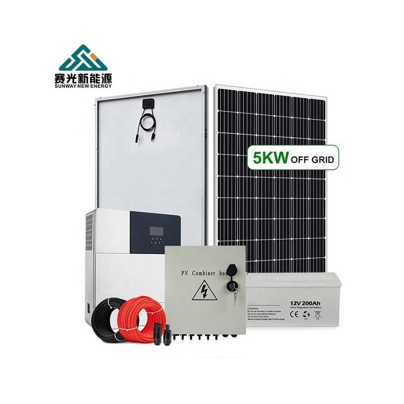 Système de panneaux solaires de 10 kW 20 kW 30 kW avec tension de sortie 110V/127V/220VAC/380VAC/480V