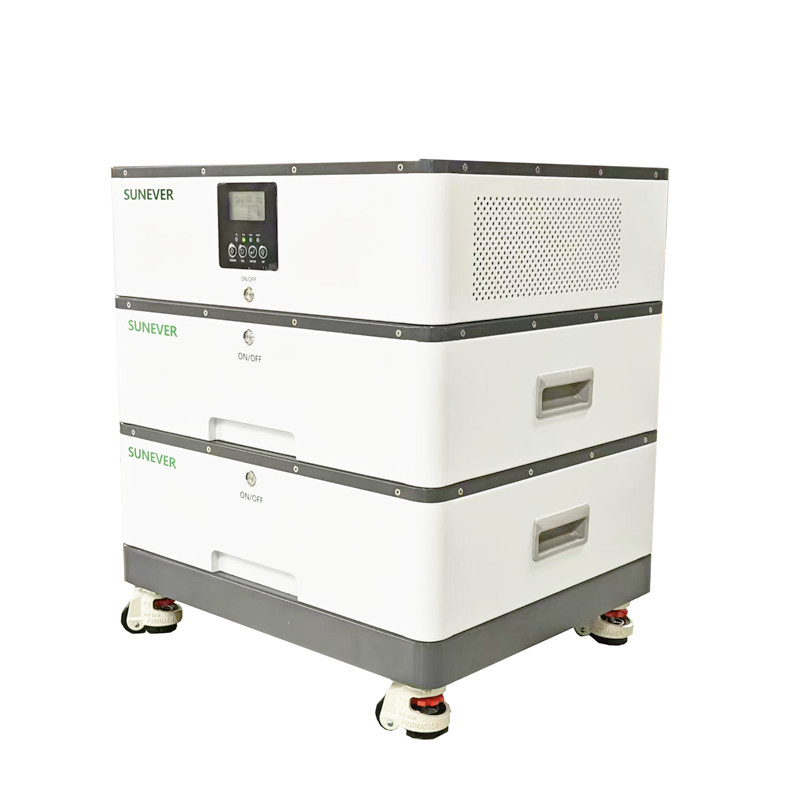 10.24 kWh-30 kwh Batterie solaire de stockage Lithium-ion Portée de puissance de sortie pour la connexion au réseau